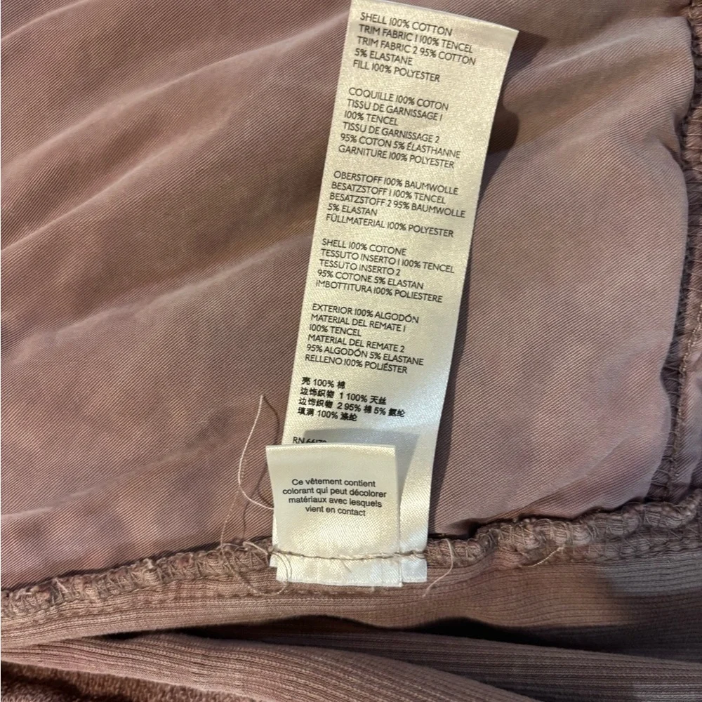 FREE PEOPLE Women’s Light Brown/mauve moto jacket